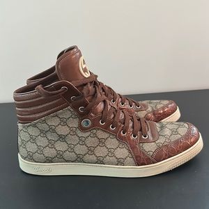 Authentic Gucci Coda High Top Guccissima Sneakers Men’s 14.5